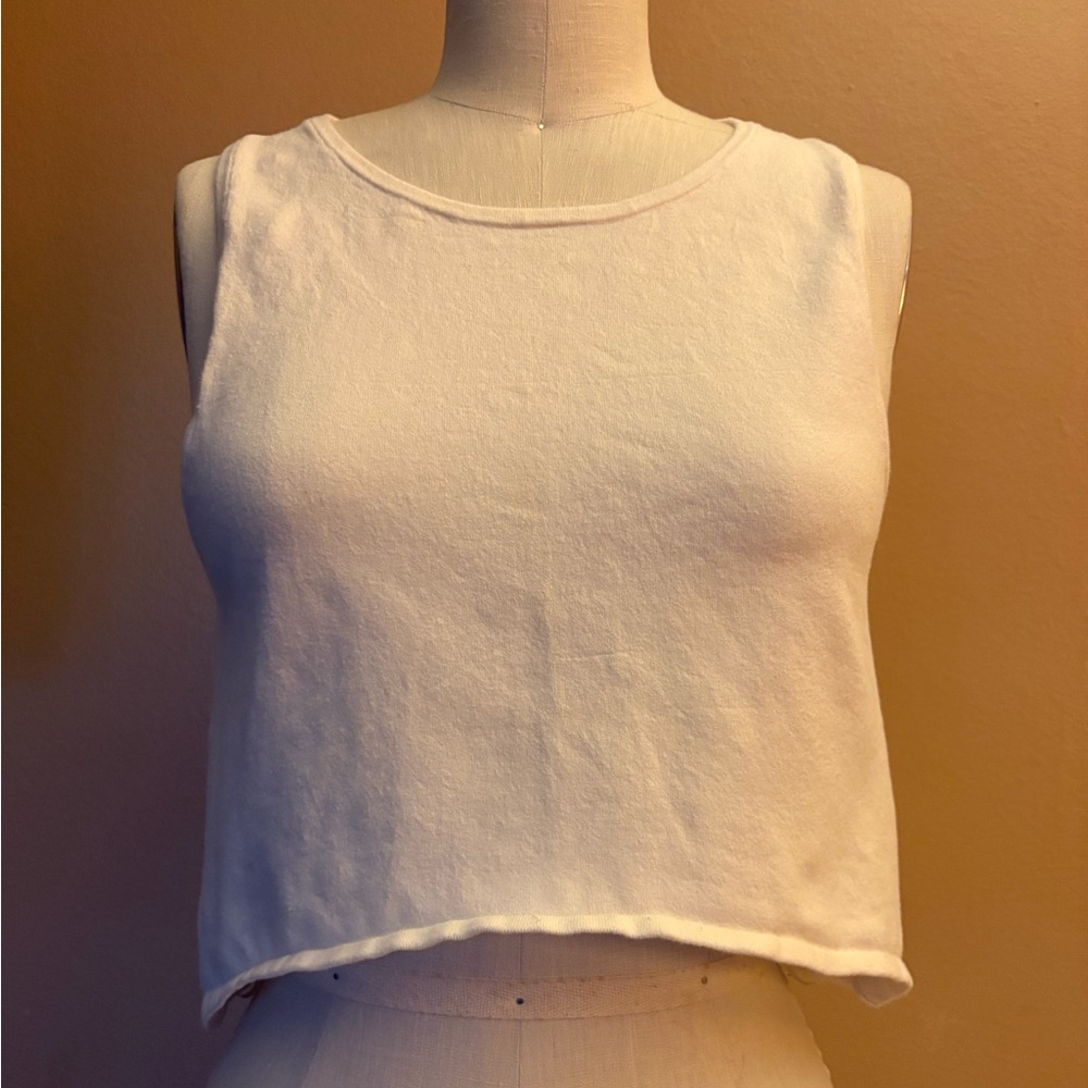 Good American Minimalist Crop Tank Top